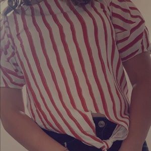 red striped shirt
